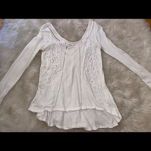 Free people White Long Sleeve Shirt